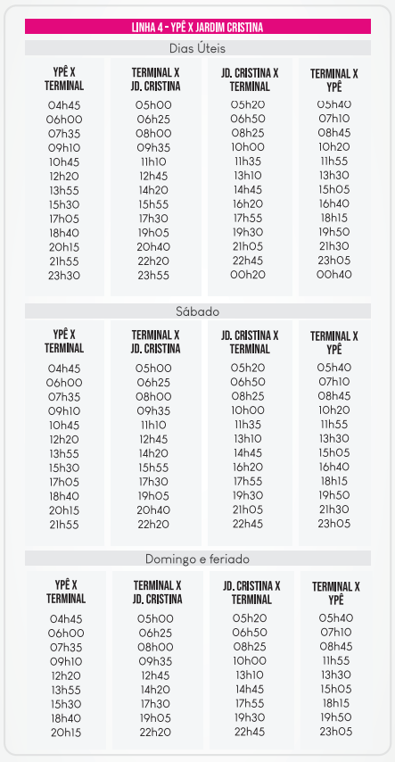 Horário de Ônibus Mogi Guaçu